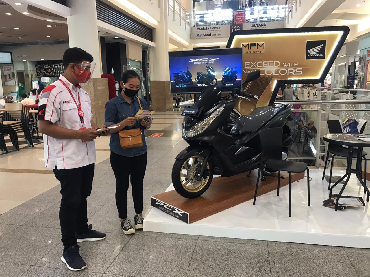New Normal Dengan Motor Idaman, Datang Aja Di Honda PCX  Exhibition Royal Plaza